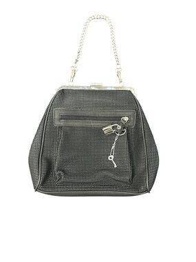 Vintage Clutch Bag Urban Oxide Black Rubber Kiss Y2K